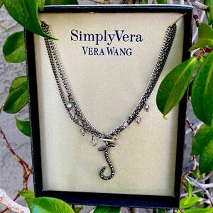 Vera Wang 18” Choker Necklace - Initial J